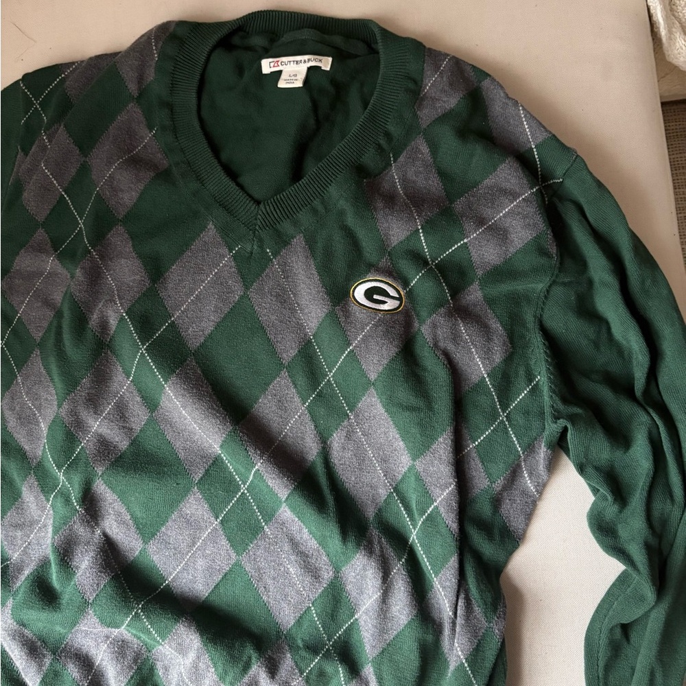 Green Bay Packers Argyle Sweater